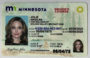 Minnesota Driver License - Minnesota Scannable IDS