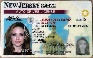 New Jersey Driver License - New Jersey Scannable IDS